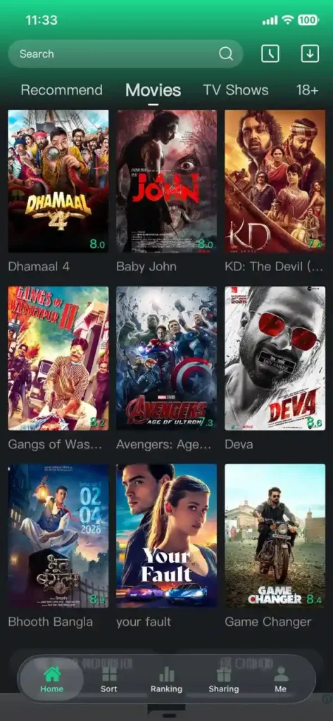 DrivoraLog Movie App 2